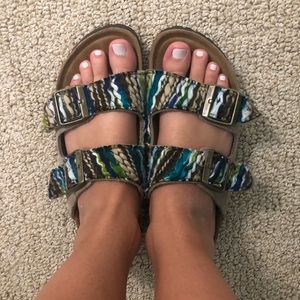 Multi-Colored Yarn Birkenstock’s